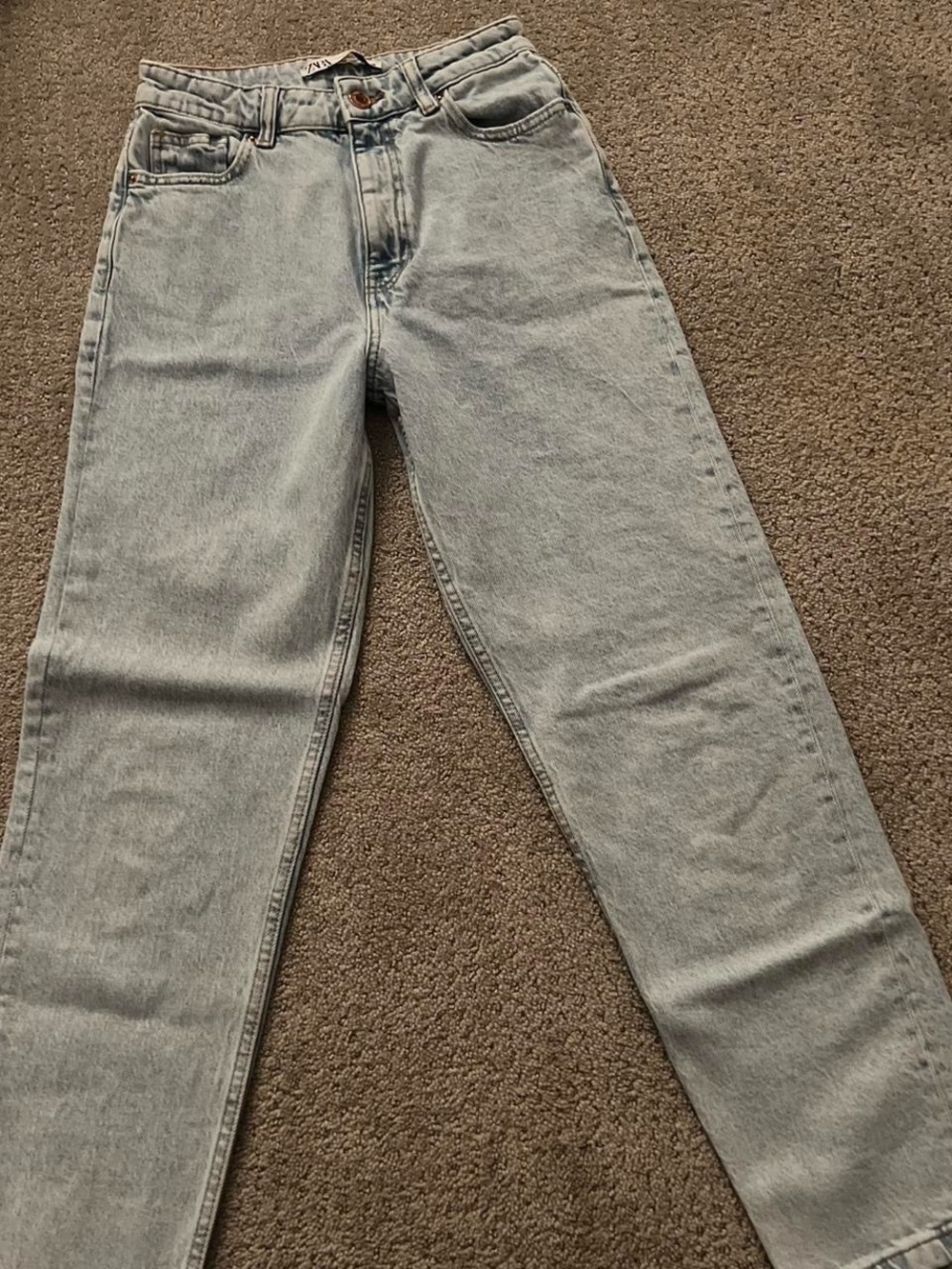 Zara Light Wash High-Rise Women's Jeans